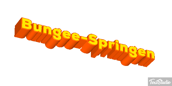 Bungee-Springen Effet de texte