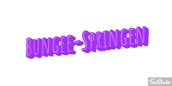 Bungee-Springen Effet de texte