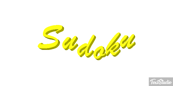 Sudoku Efeito do texto