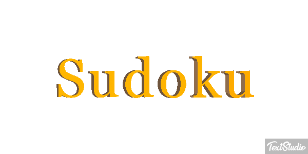 Sudoku Efeito do texto