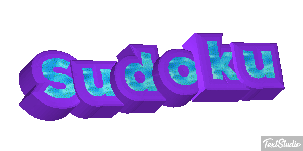 Sudoku Efeito do texto