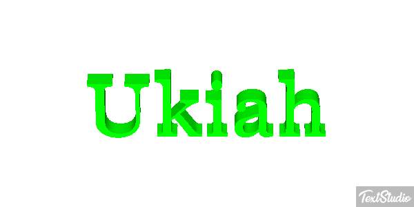 Ukiah Efekt tekstowy