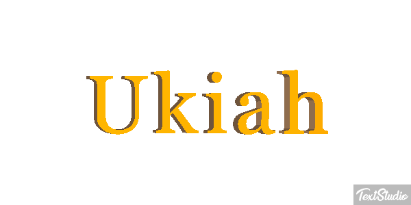 Ukiah Efekt tekstowy