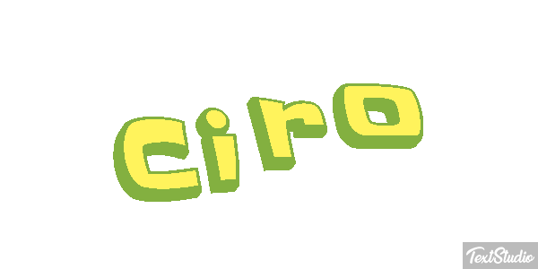 Cirò Effetto testo