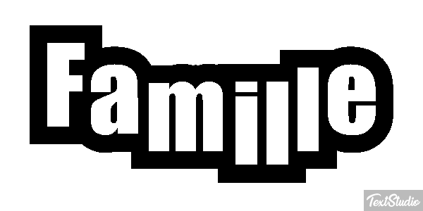 Famille Effet de texte