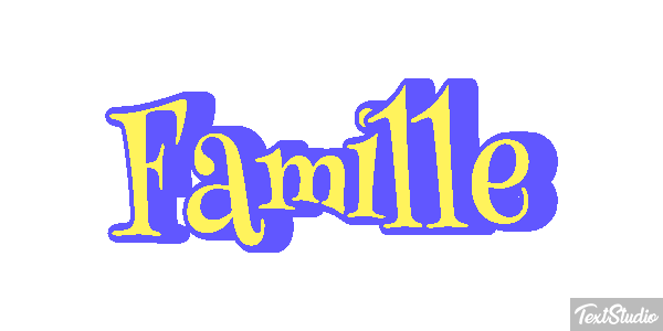 Famille Effet de texte