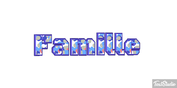 Famille Effet de texte
