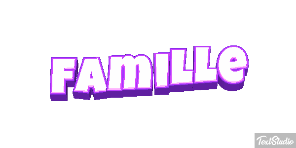Famille Effet de texte