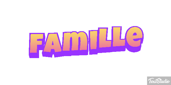 Famille Effet de texte