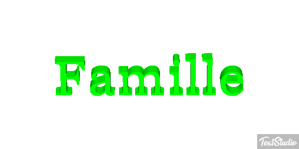 Famille Effet de texte