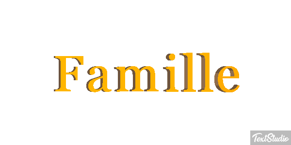 Famille Effet de texte