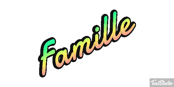 Famille Effet de texte