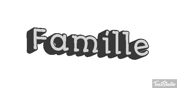 Famille Effet de texte