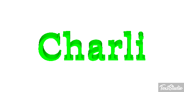 Charli Effetto testo