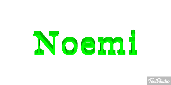 Noemi Texteffekt