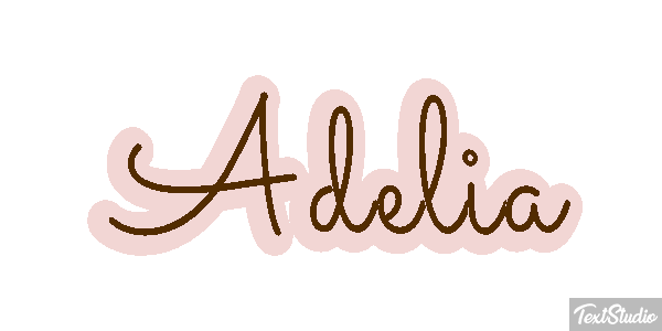 Adelia Text effect