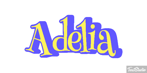 Adelia Text effect