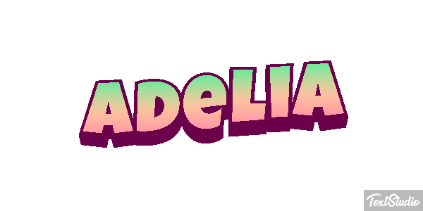 Adelia Text effect