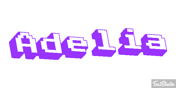 Adelia Text effect