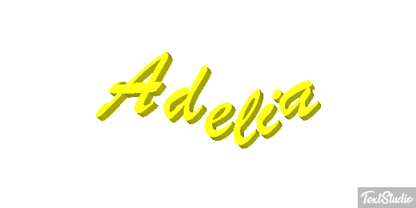 Adelia Text effect