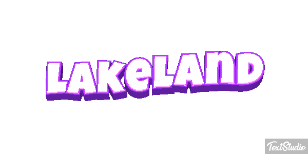 Lakeland Efecto de texto