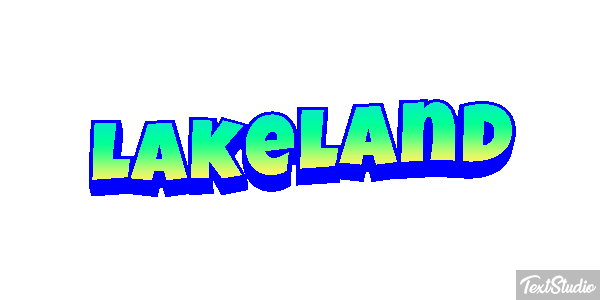 Lakeland Efecto de texto