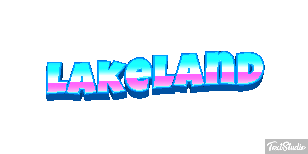 Lakeland Efecto de texto