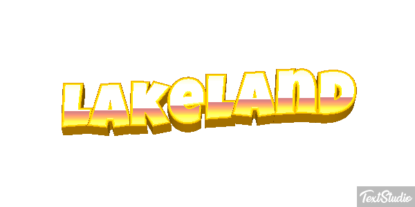 Lakeland Efecto de texto