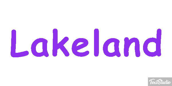 Lakeland Efecto de texto