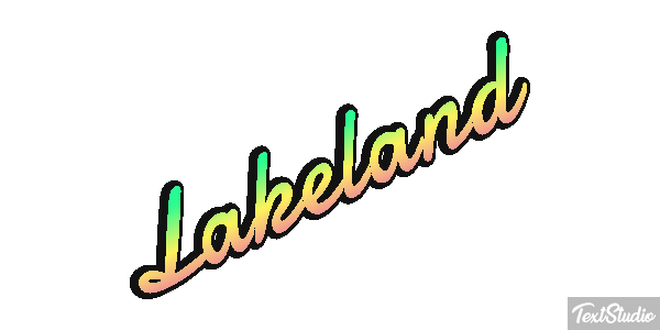 Lakeland Efecto de texto