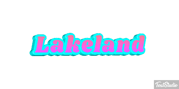 Lakeland Efecto de texto