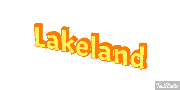 Lakeland Efecto de texto