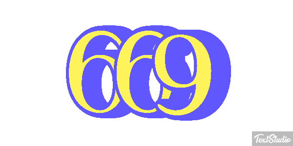 669 Efecto de texto