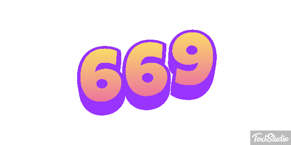 669 Efecto de texto