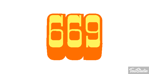 669 Efecto de texto