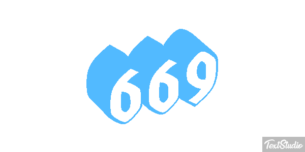 669 Efecto de texto