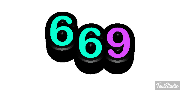 669 Efecto de texto