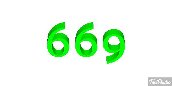 669 Efecto de texto