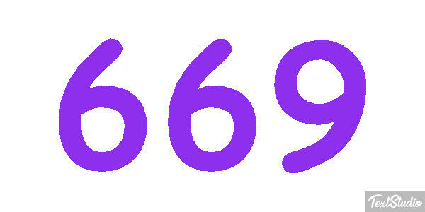 669 Efecto de texto