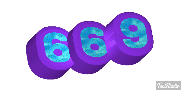 669 Efecto de texto