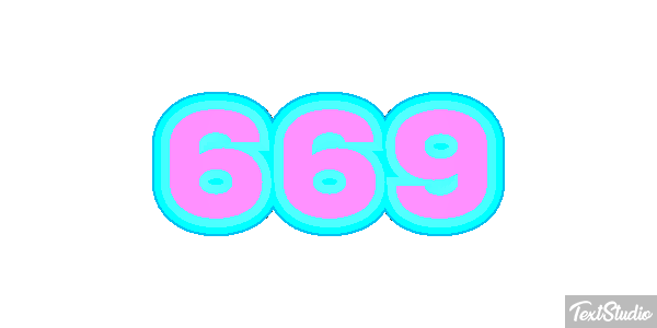 669 Efecto de texto