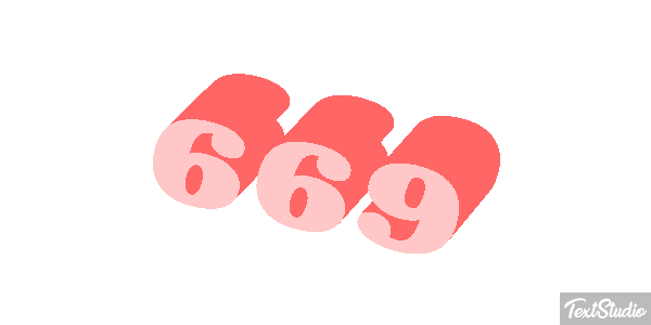 669 Efecto de texto