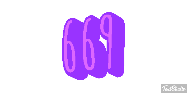 669 Efecto de texto