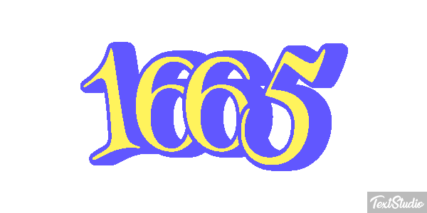 1665 Text effect