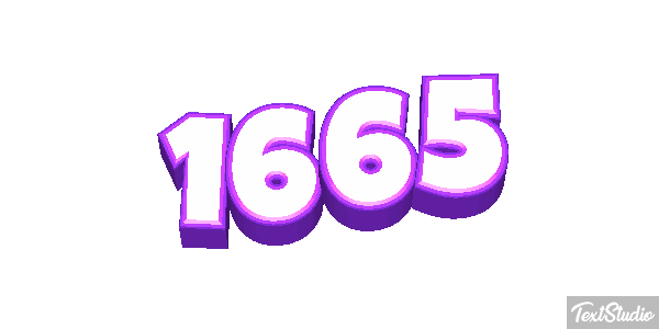 1665 Text effect