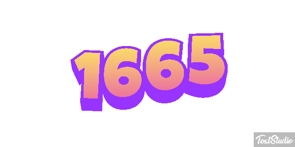 1665 Text effect
