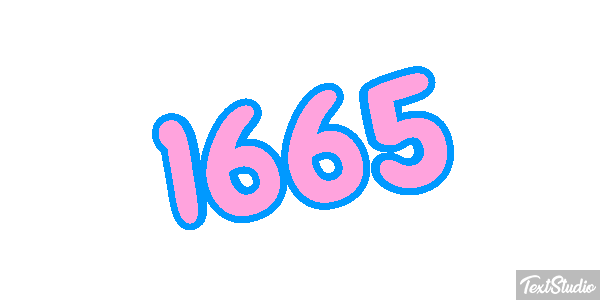 1665 Text effect