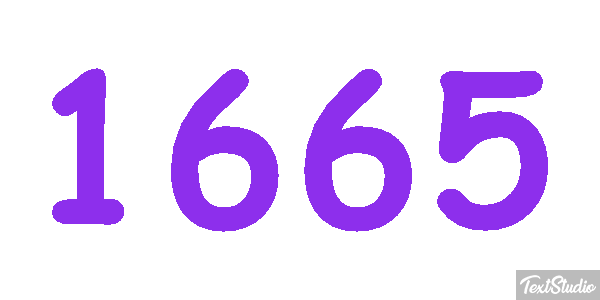1665 Text effect
