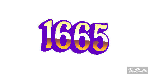 1665 Text effect