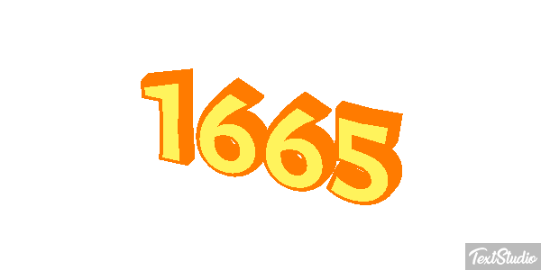 1665 Text effect